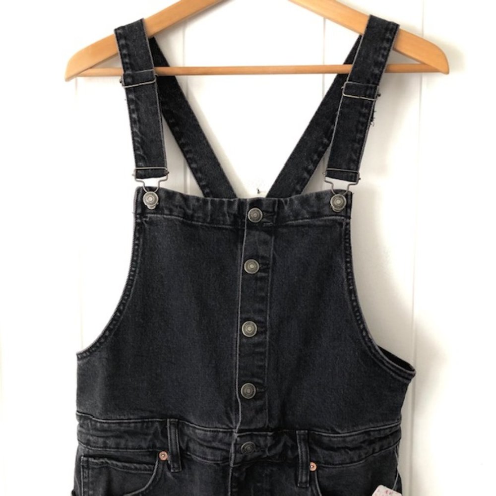 Free People Shelby Denim Overall Jumpsuit - Picture 8 of 12